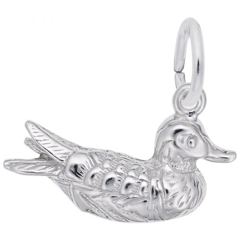 Pendentif en argent 925, canard - 10-6598-000 - Rembrandt Charms