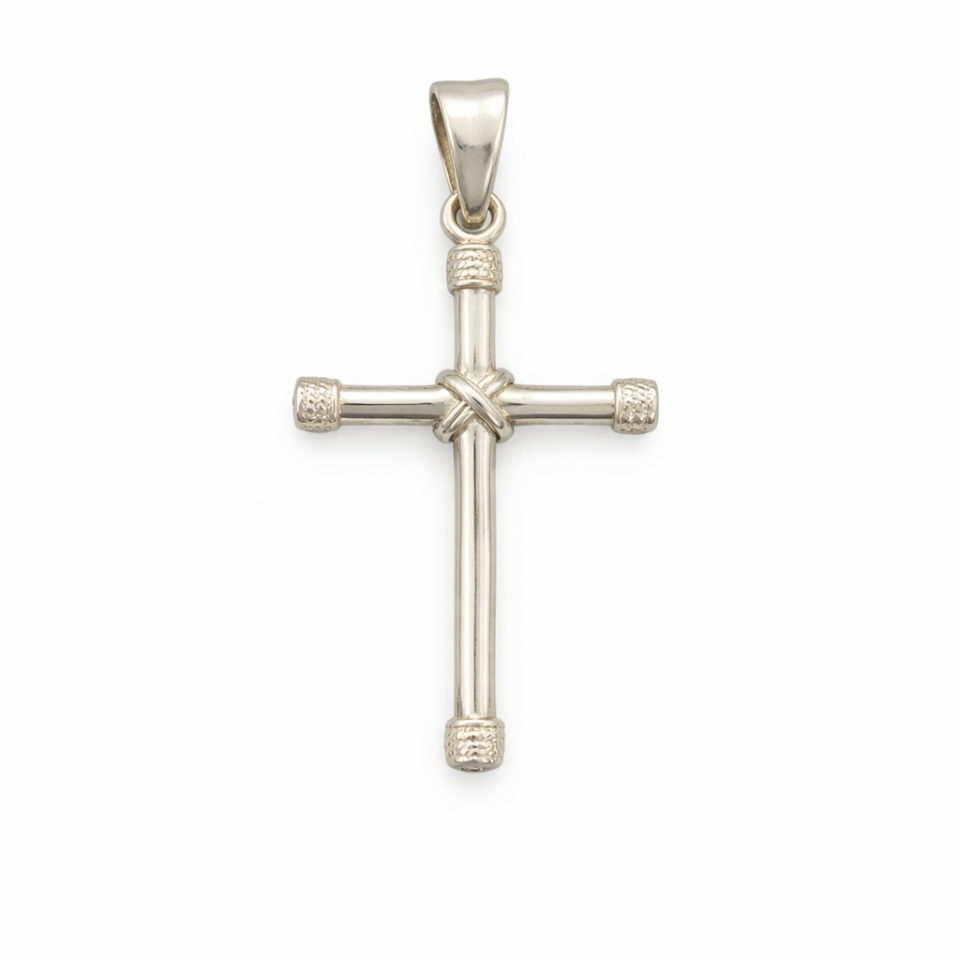Pendentif en argent 925, croix - PD589 - Divers