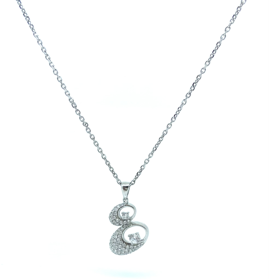 Pendentif pour femme en argent 925, cubic zirconium - PD422 - Divers