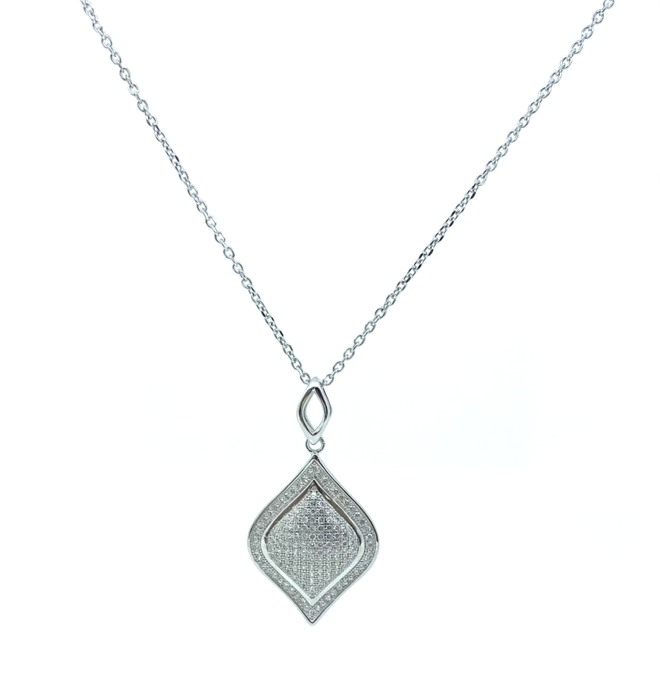 Pendentif pour femme en argent 925, cubic zirconium - PD418 - Divers