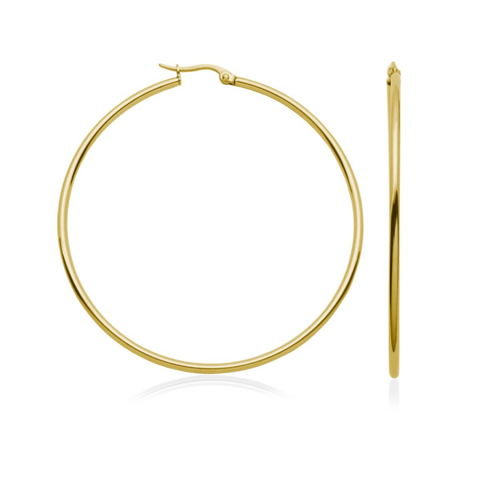 Boucles d'oreilles pour femme en stainless, 60mm - T2XE710260 - Steelx