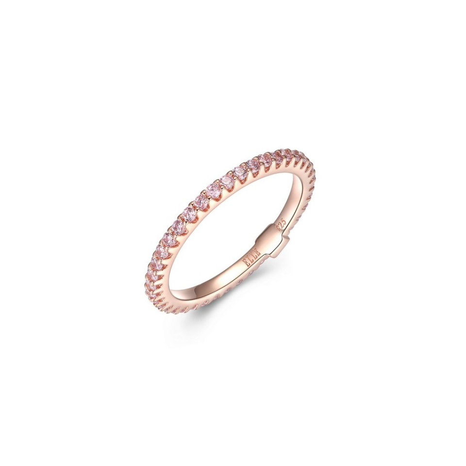 Bague éternitée pour femme en argent 925, cubics zirconium - 34LAF806AL - ELLE