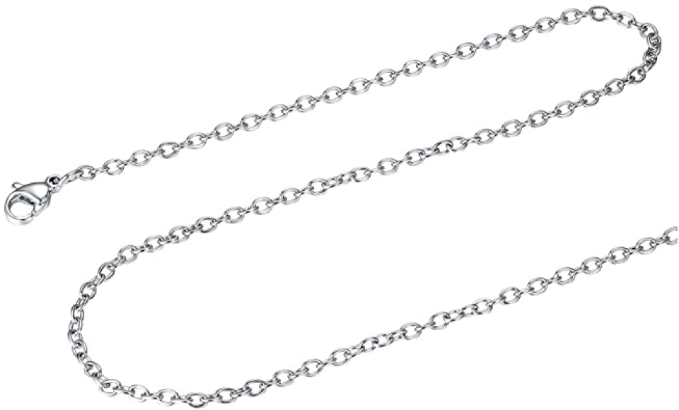 Chaine en stainless, rolo - SSZ-ROLO15-16 - Nathalie Belanger