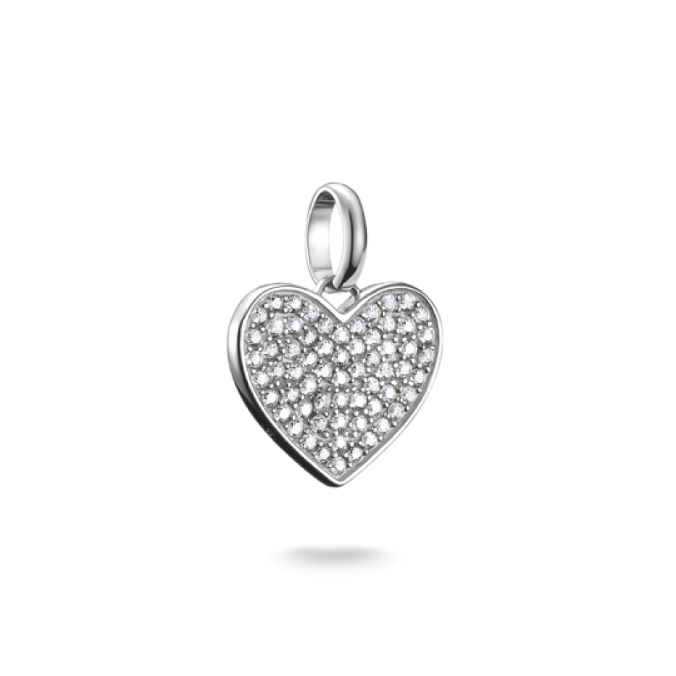 Breloque pour femme en argent 925, cubic zirconium, coeur - CC1277-051-14 - Thomas Sabo