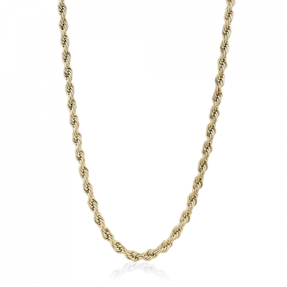 Chaine en stainless, torsade, 3mm - SYN28-18 - Italgem