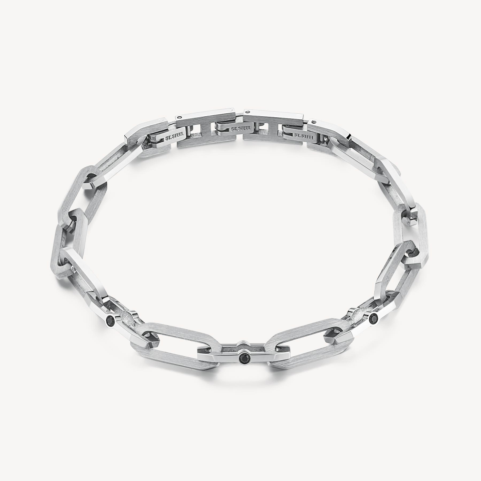 Bracelet pour homme en stainless, cubic zirconium - BBU11 - Brosway