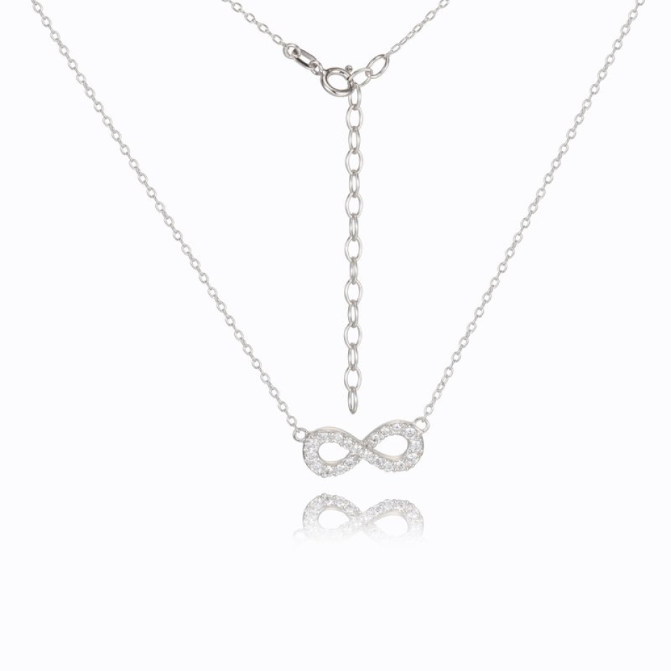 Pendentif pour femme en argent 925, cubic zirconium, infini - R0A3UD0014 - Reign