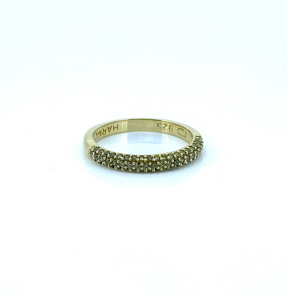 Bague pour femme en argent 925, zircons, août - HARMONY08 - Harmony