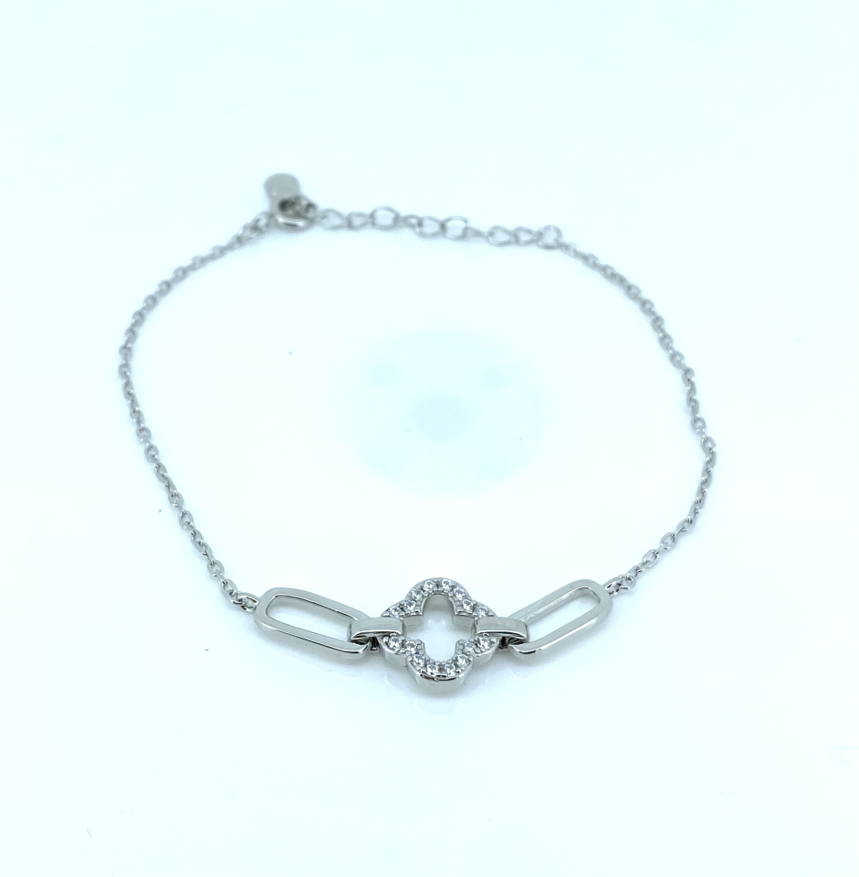 Bracelet pour femme en argent 925, cubic zirconium - DS-BR02 - Danny's silver