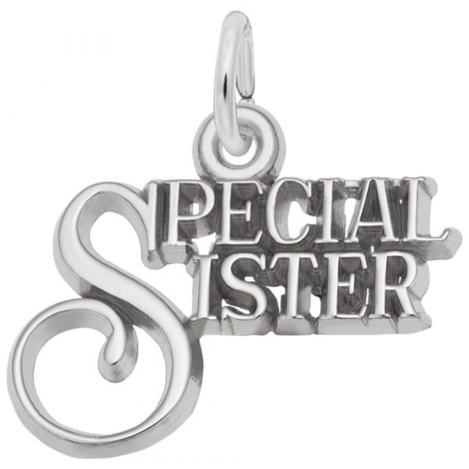 Pendentif en argent 925, soeur spéciale - 10-2957-000 - Rembrandt Charms