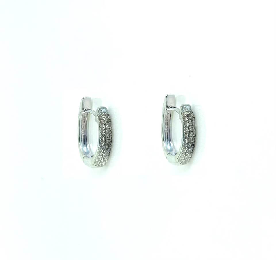 Boucles d'oreilles pour femme en argent 925, cubic zirconium - DS-BO14 - Danny's silver