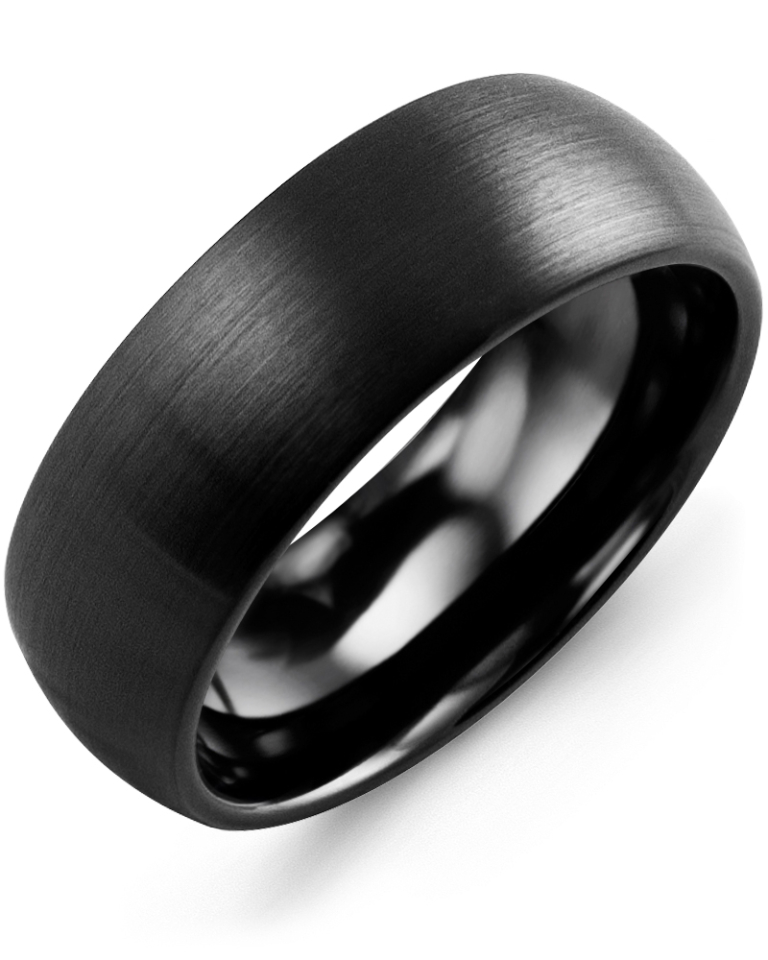 Bague pour homme en céramique - MHY800CC - Madani