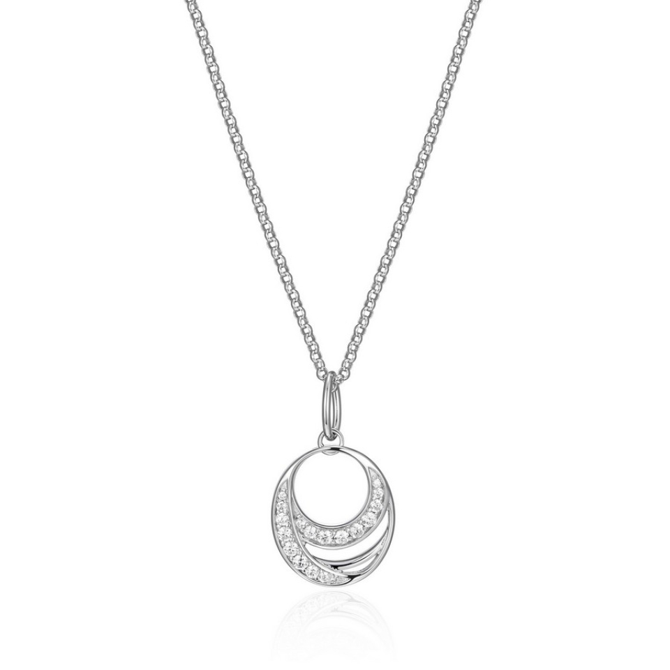 Pendentif pour femme en argent 925, cubic zirconium - R0LC0L0048 - ELLE