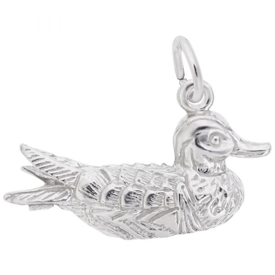 Pendentif en argent 925, canard - 10-6554-000 - Rembrandt Charms