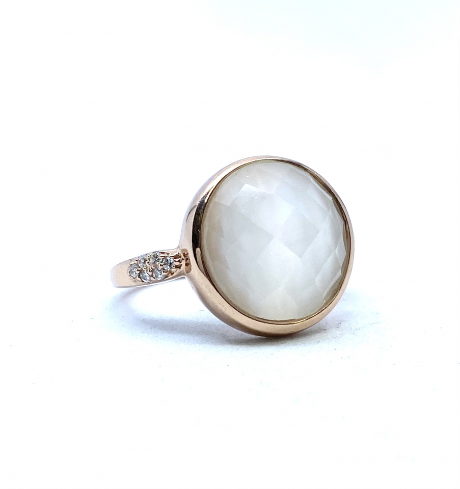 Bague pour femme en argent 925, zircons - ESR7543 - Ethan Stars