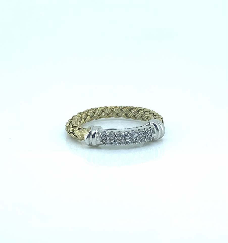 Bague pour femme en argent 925, zircons - MISS-BG01 - Miss Mimi
