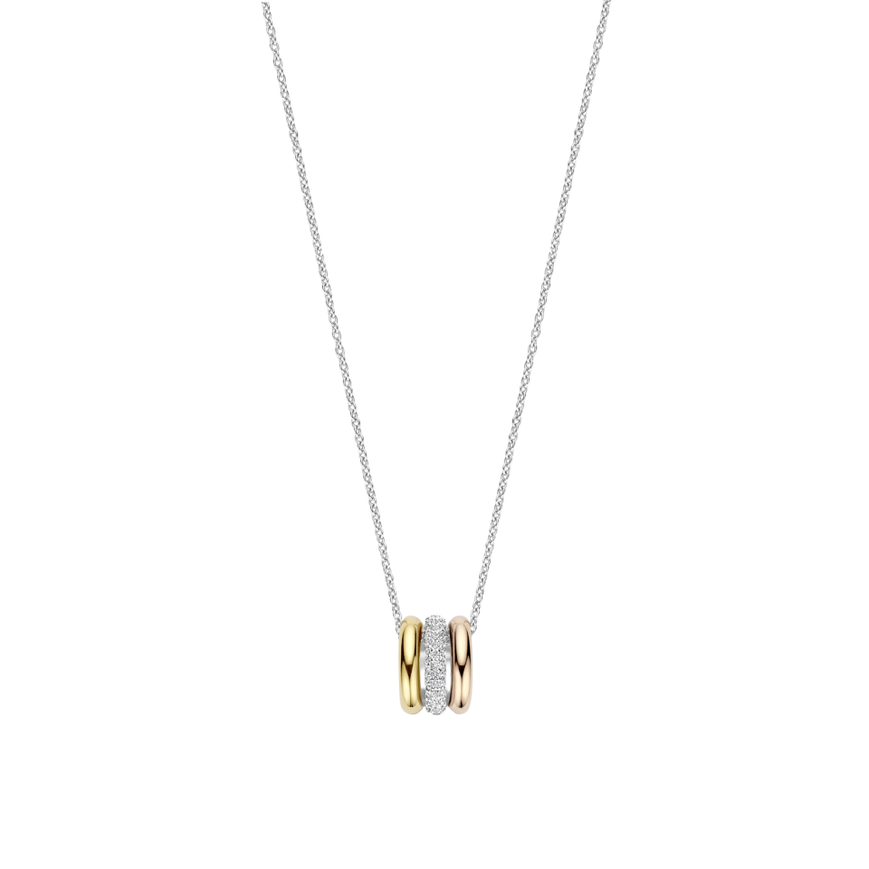 Pendentif pour femme en argent 925, cubic zirconium - 34128TZ/42 - Ti Sento Milano
