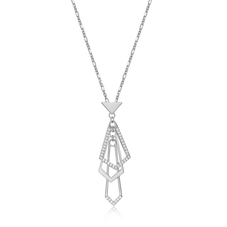 Pendentif pour femme en argent 925, cubic zirconium