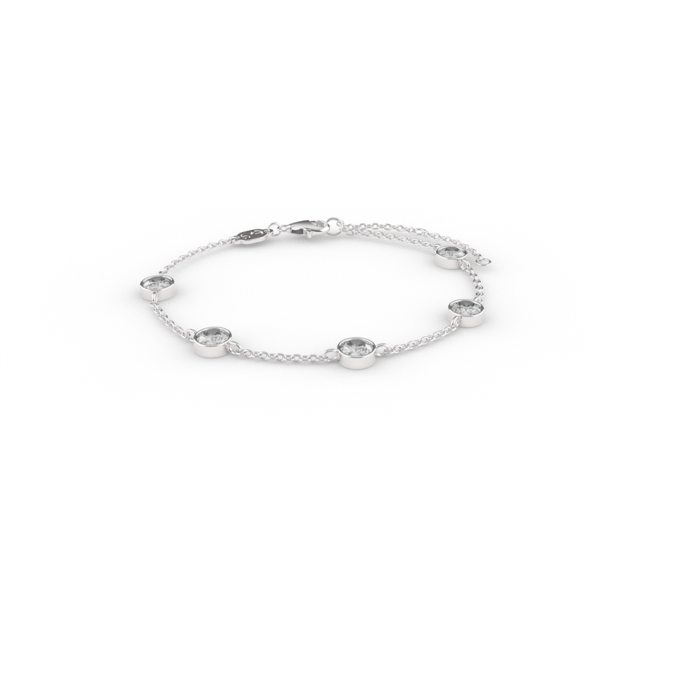 Bracelet pour femme en argent 925, cubic zirconium - 2756ZI - Ti Sento Milano