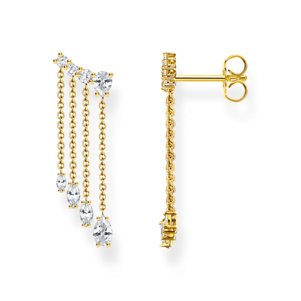 Boucles d'oreilles pour femme en argent 925, cubic zirconium - H2325-414-14 - Thomas Sabo