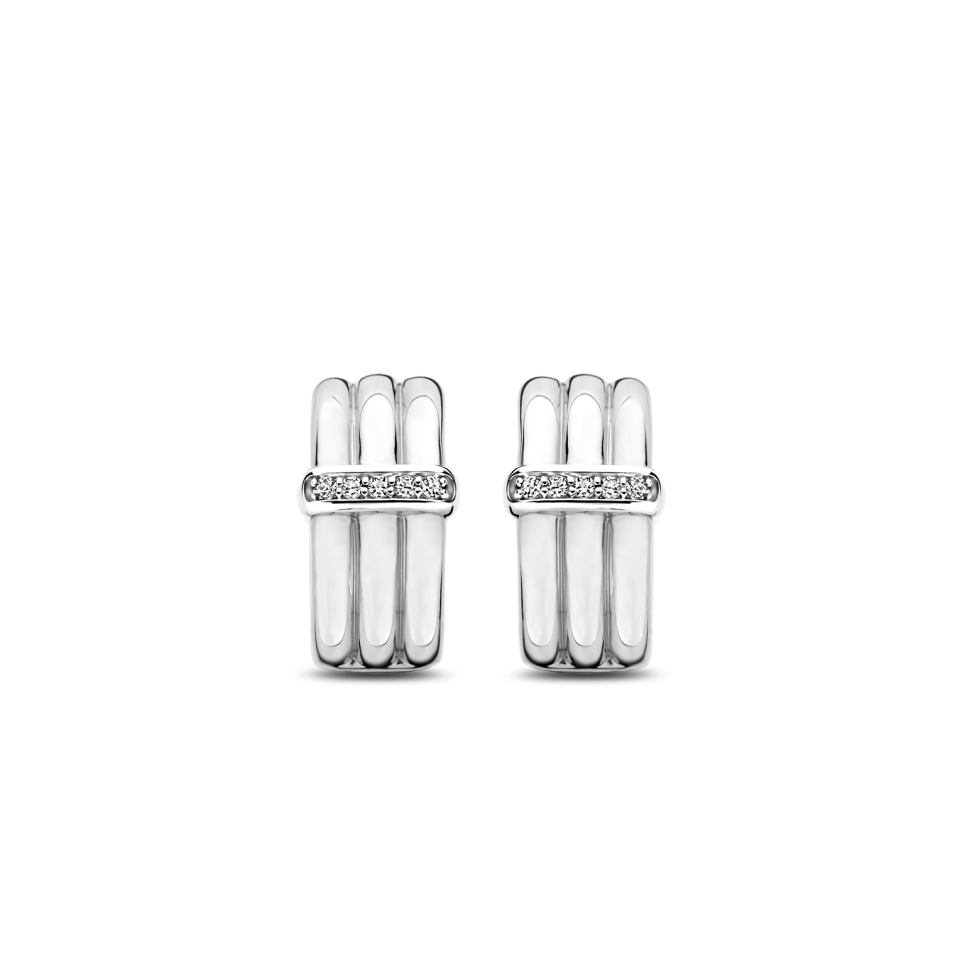 Boucles d'oreilles pour femme en argent 925. cubic zirconium - 7979ZI - Ti Sento Milano