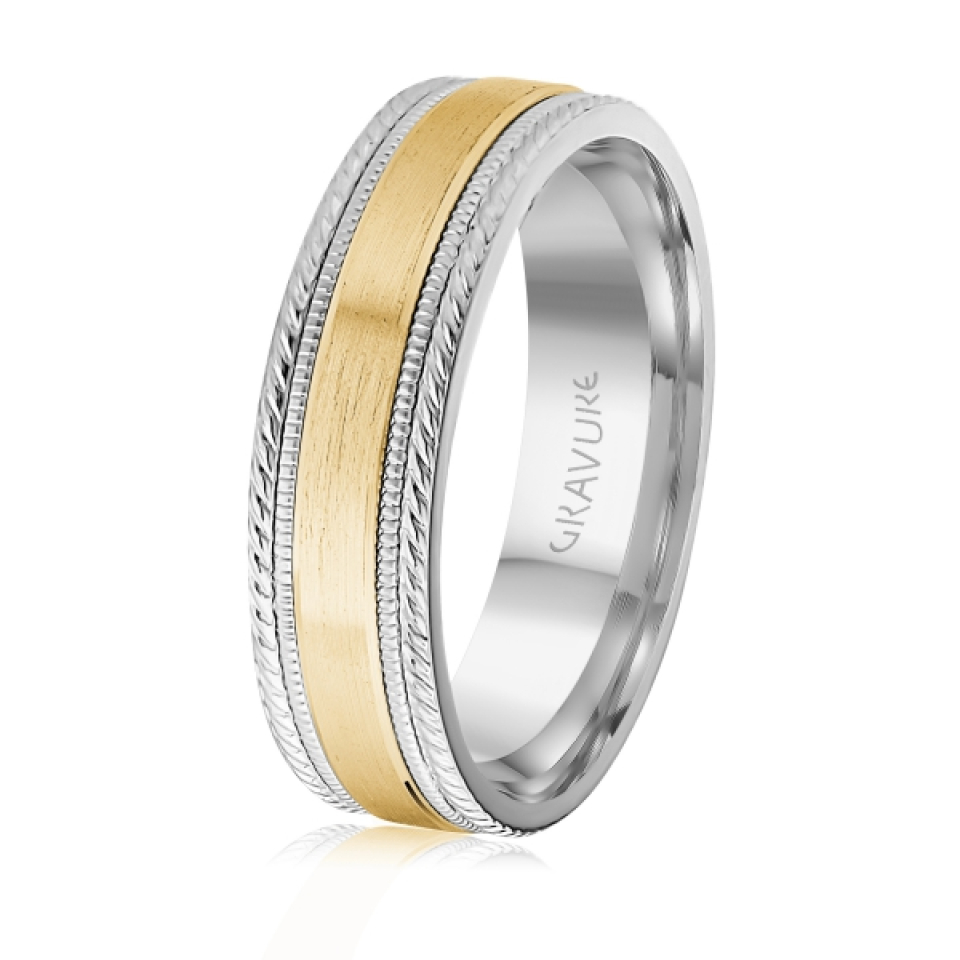 Jonc pour homme en or 10k - GL-884-6WY - MALO