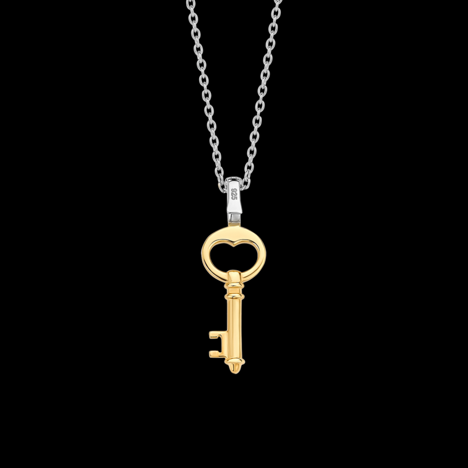 Pendantif argent 925, clef