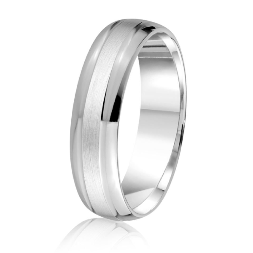 Jonc pour homme en or 10k - GL-842-6W - MALO