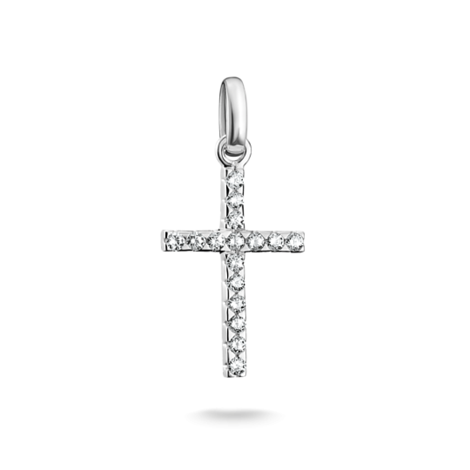 Breloque en argent 925, cubic zirconium, croix - CC1203-051-14 - Thomas Sabo