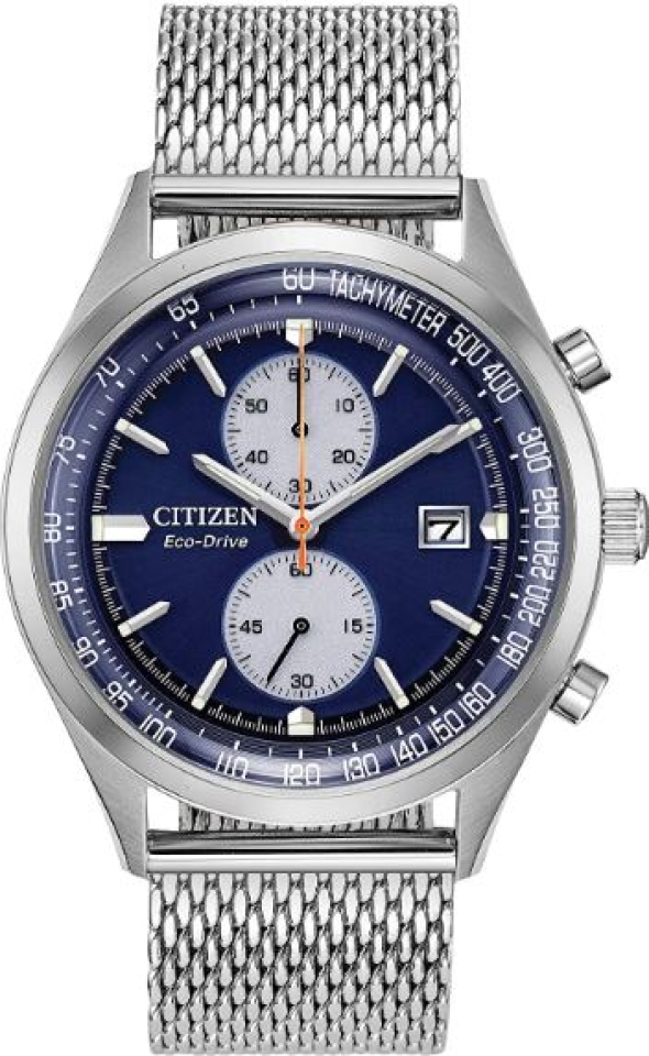 Montre homme, stainless, bracelet mèche, eco-drive, 10ATM - CA7020-58L - Citizen