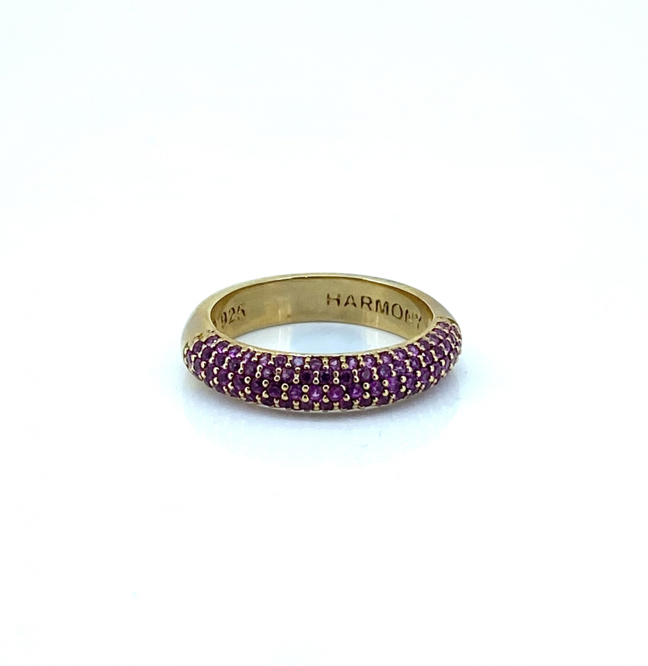 Bague pour femme en argent 925, zircons - HARMONY20 - Harmony