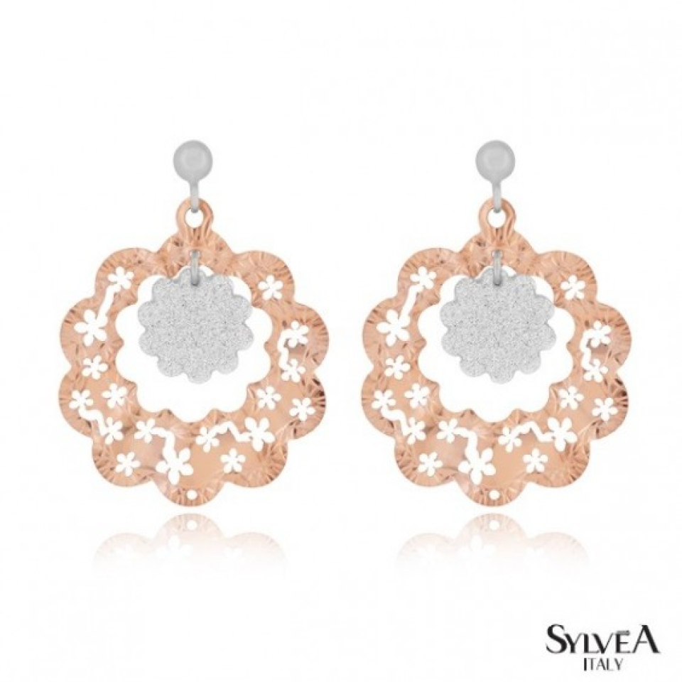 Boucles d'oreilles pour femme en argent 925 - SLE36R - Arezzo