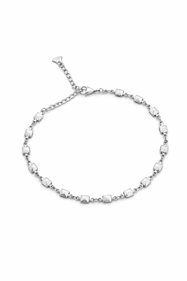 Chevillère pour femme en stainless - CHEV-NATH021-W - Nathalie Belanger