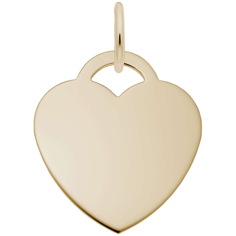 Pendentif en argent 925, coeur - 10-8420-000-GP - Rembrandt Charms