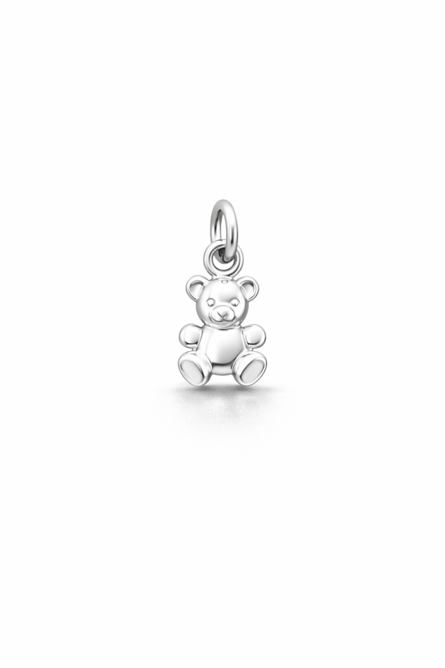 Pendentif pour enfant en argent 925, ourson - PD805 - Divers