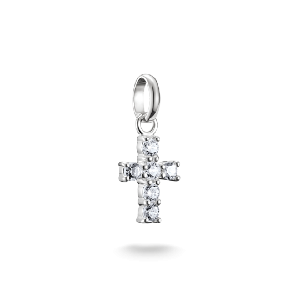 Breloque en argent 925, cubic zirconium, croix - CC1206-051-9 - Thomas Sabo