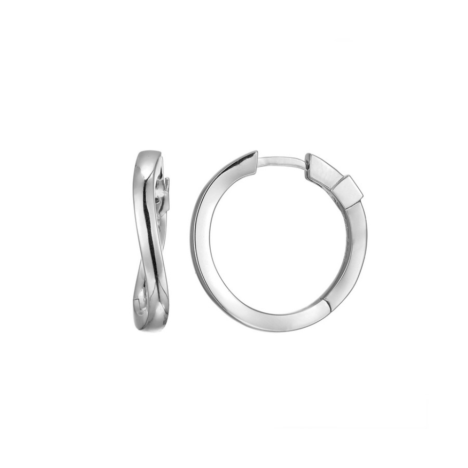 Boucles d'oreilles pour femme en argent 925 - R2LCQHA027 - ELLE