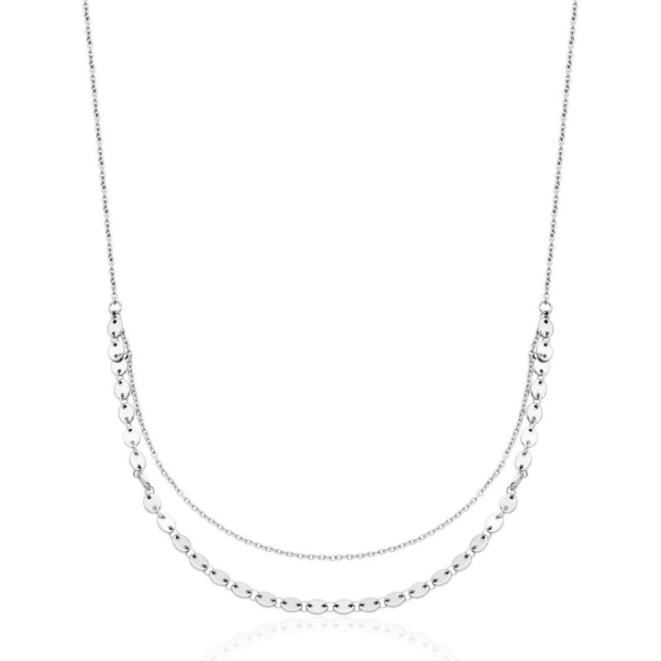 Collier double pour femme en stainless - T0XF200116 - Steelx