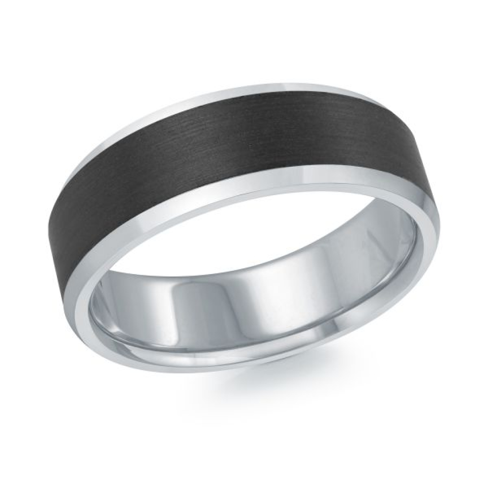Jonc pour homme en or 10k - MRDA-145-7W - MALO