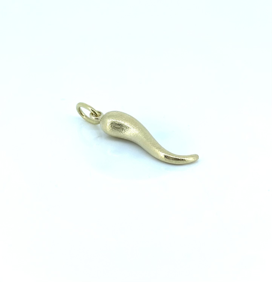 Pendentif en or 10k, corne d'abondance - PD271 - REC