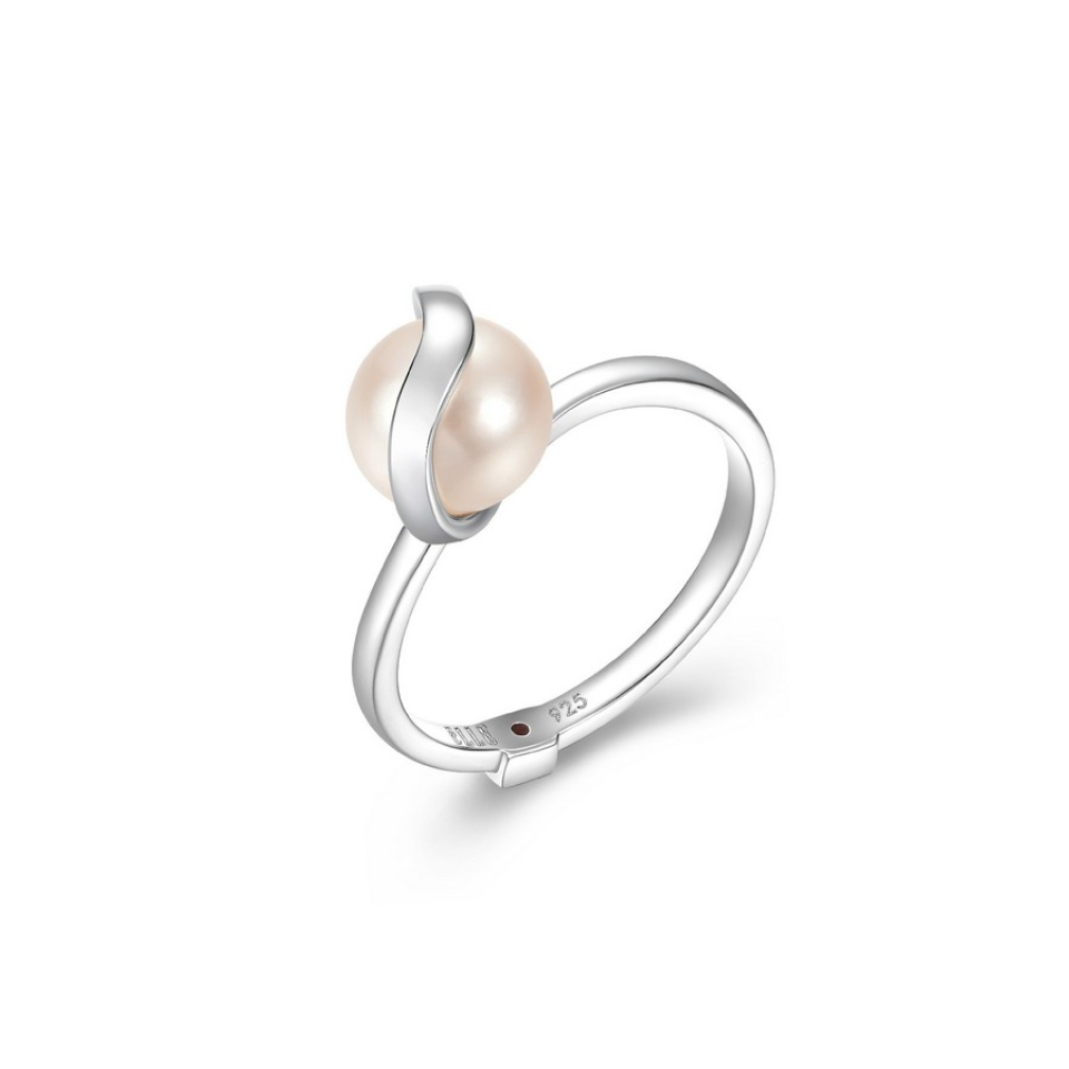 Bague pour femme en argent 925, perle - R4LAJF45AC - ELLE