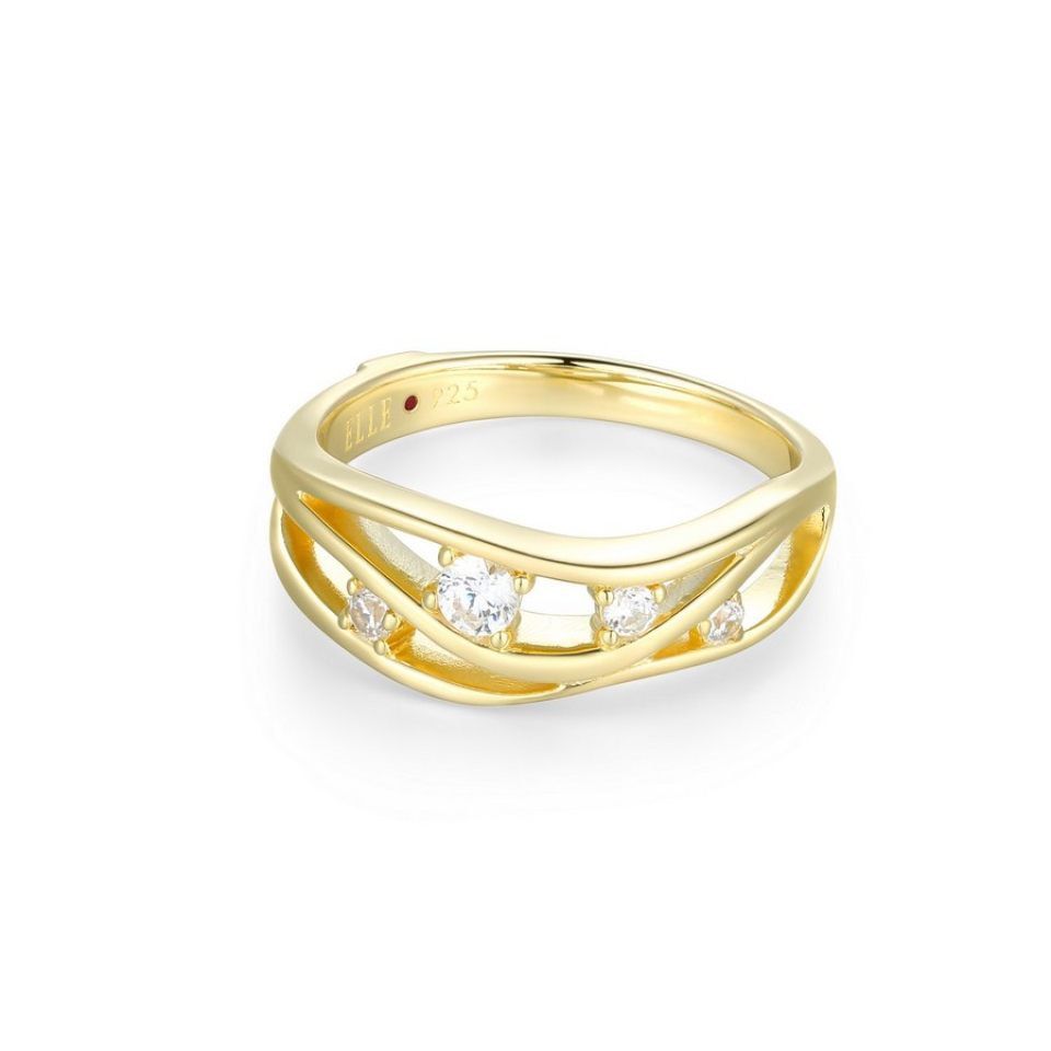 Bague pour femme en argent 925, cubic zirconium - 34LAKH00AC - ELLE