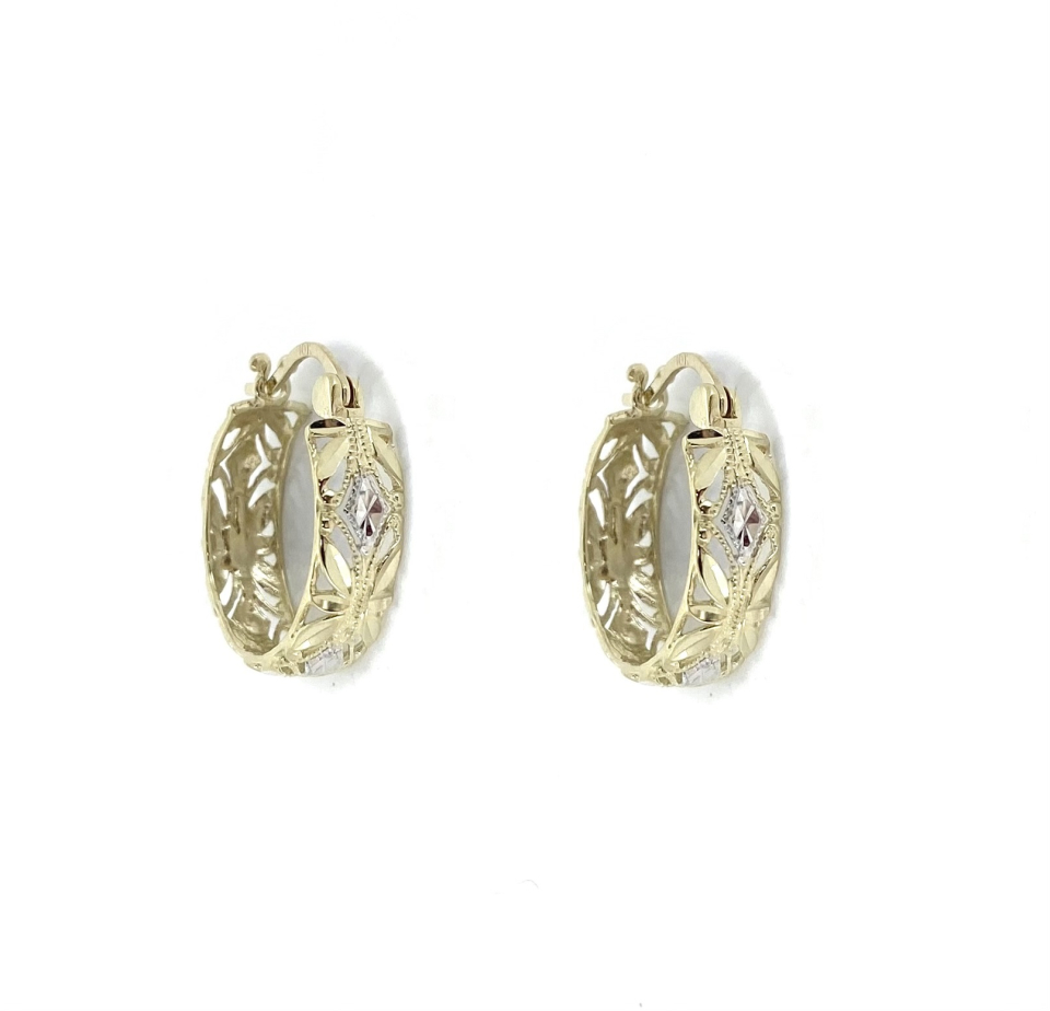Boucles d'oreilles pour femme en or 10k