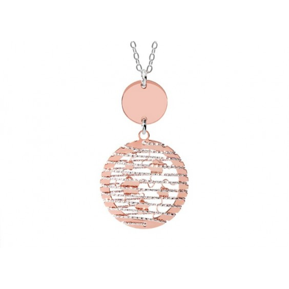 Pendentif pour femme en argent 925, médaillon - SLP16R - Arezzo