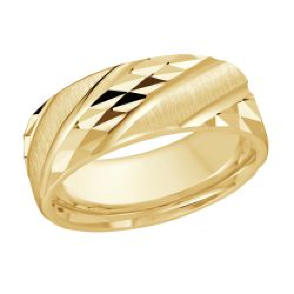 Jonc pour homme en or 10k - FT-502-8Y-01 - MALO