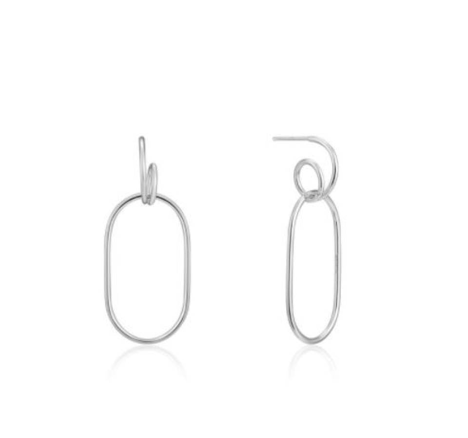 Boucles d'oreilles pour femme en argent 925 - E023-16H - Ania Haie