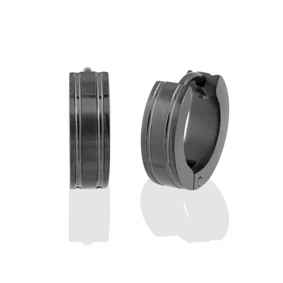 Boucles d'oreilles pour homme en stainless - SEA77 - Italgem