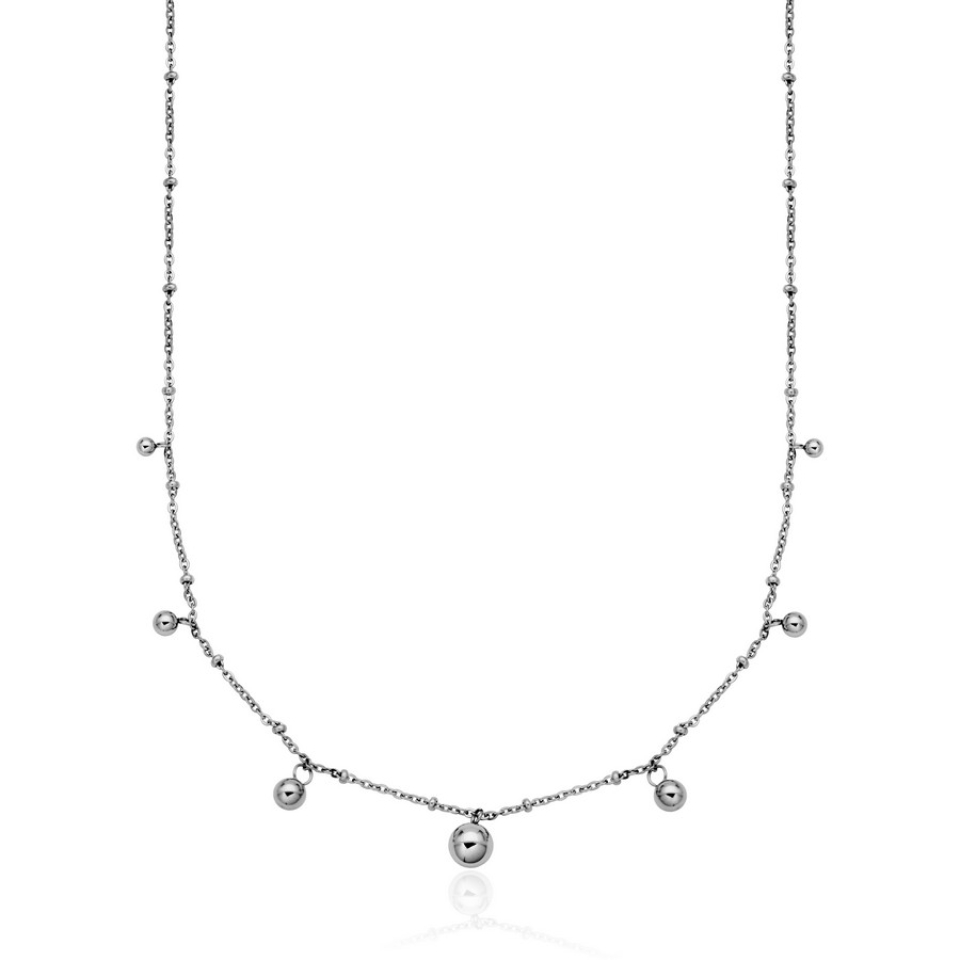 Collier pour femme en stainless, boules - T0XG010116 - Steelx