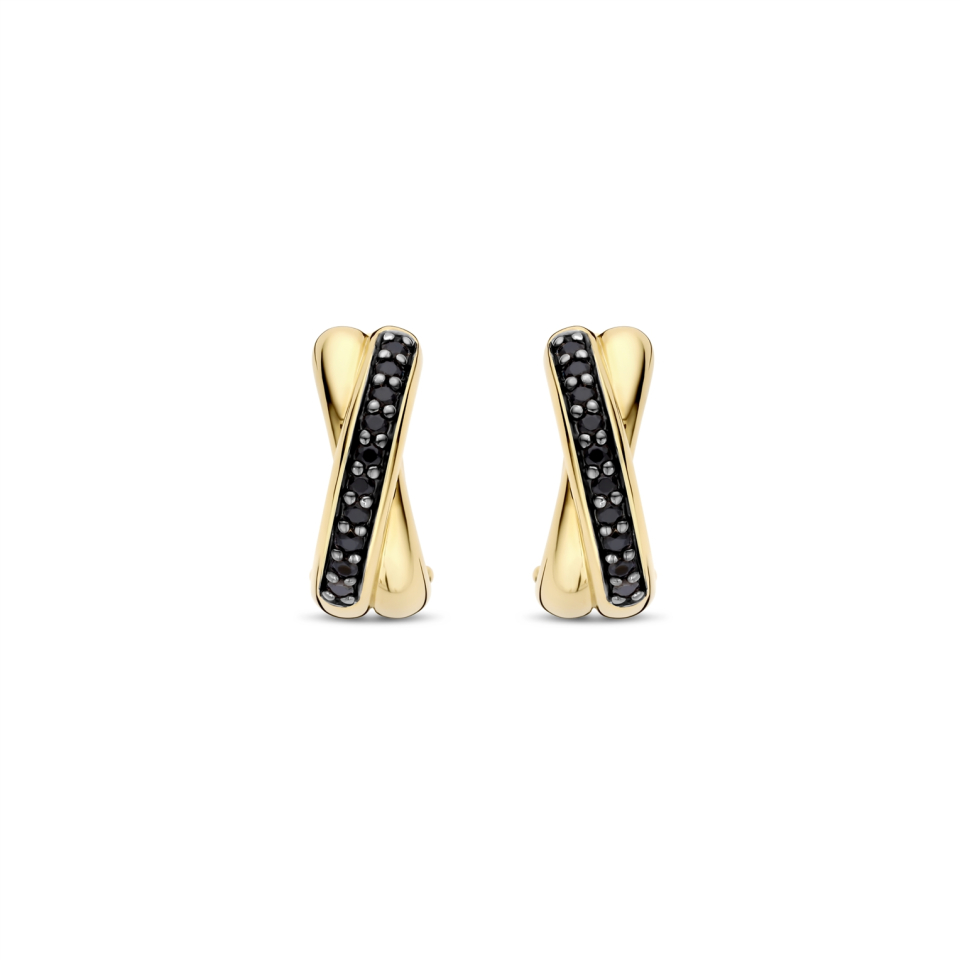 Boucles d'oreilles pour femme en argent 925, cubic zirconium - 7667BY - Ti Sento Milano