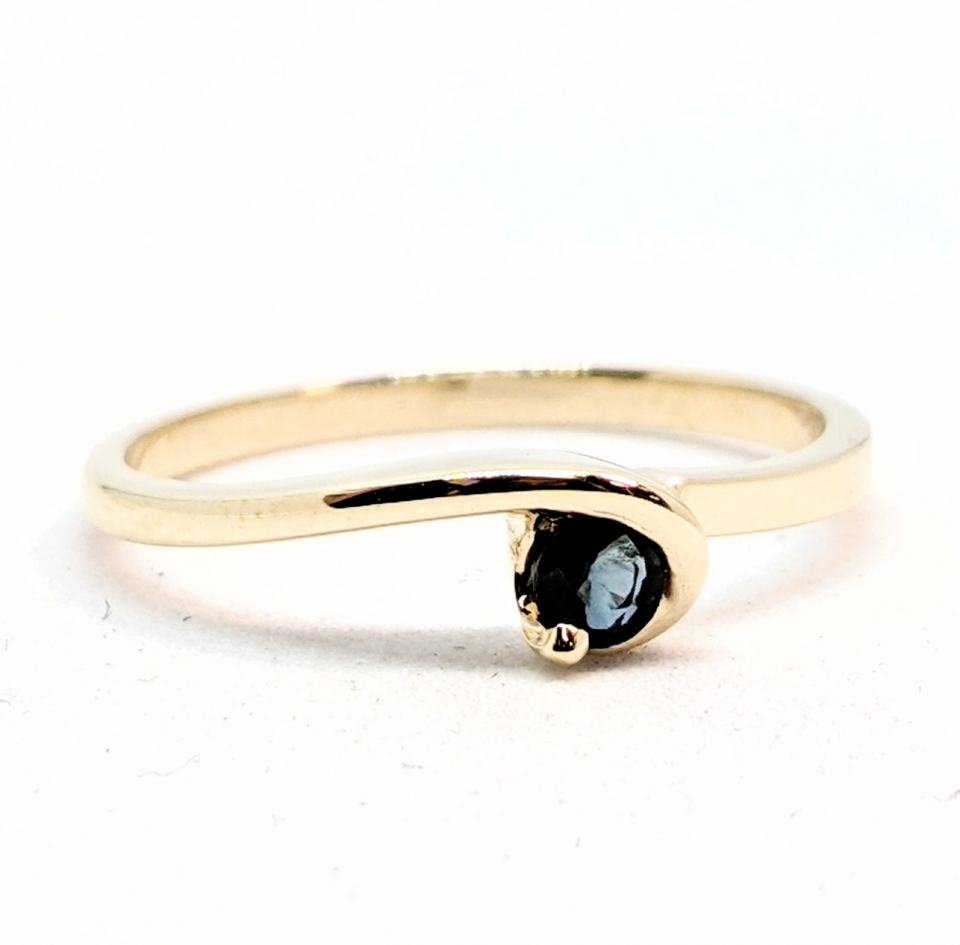 Bague or 10K, pierres de naissance naturelles - BF162-SEP - Fortier Design